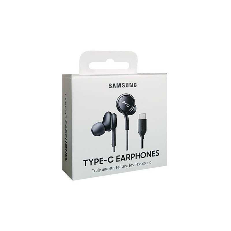 Ecouteurs Kit Main Libre Type-C SAMSUNG AKG Noir - Retail box (Origine) — Samsung · Smarty Paris 18e
